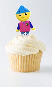 charlie on cupcake